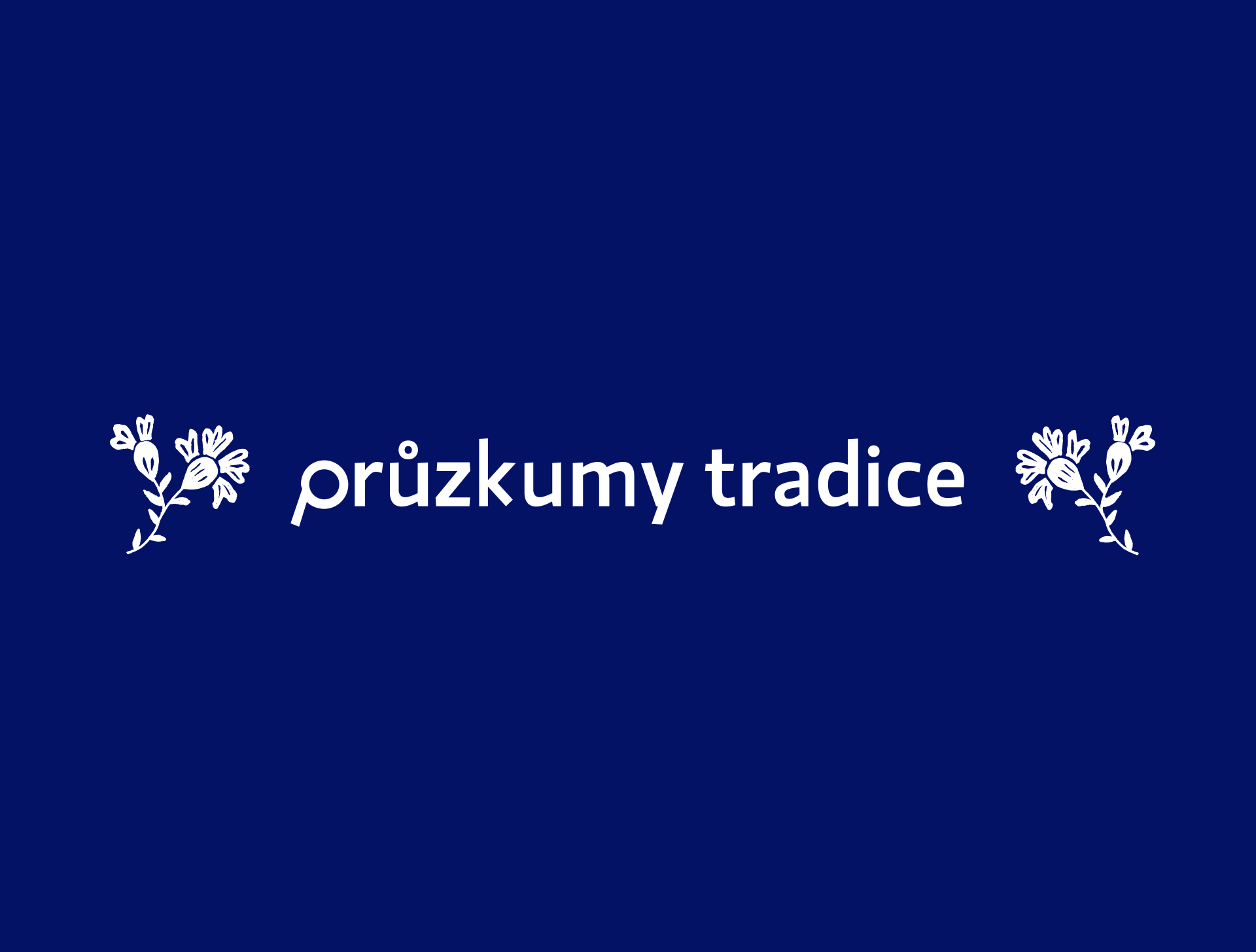 banner k výstavě Průzkumy tradice