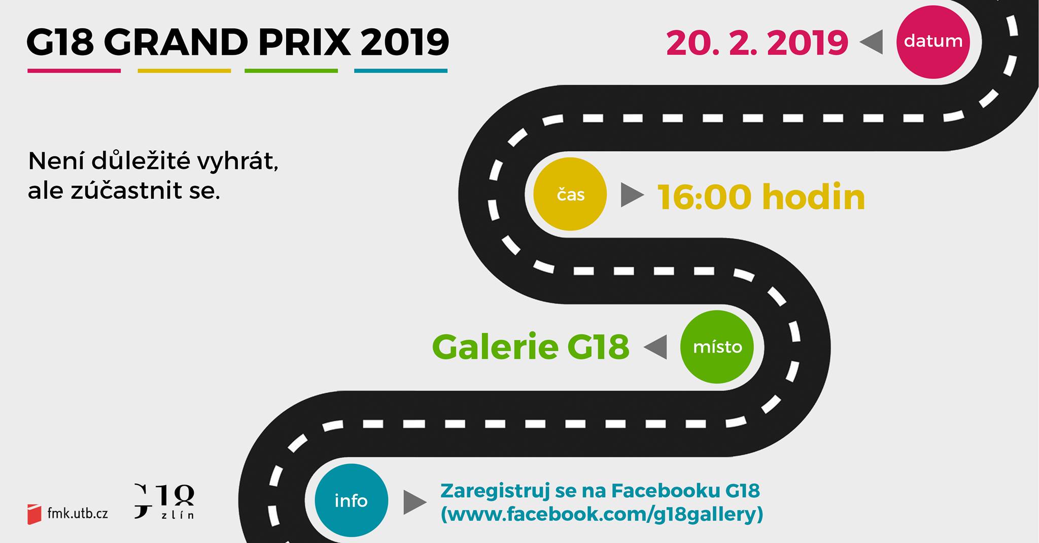 banner ke grand prix - doprovodný program v galerii G18