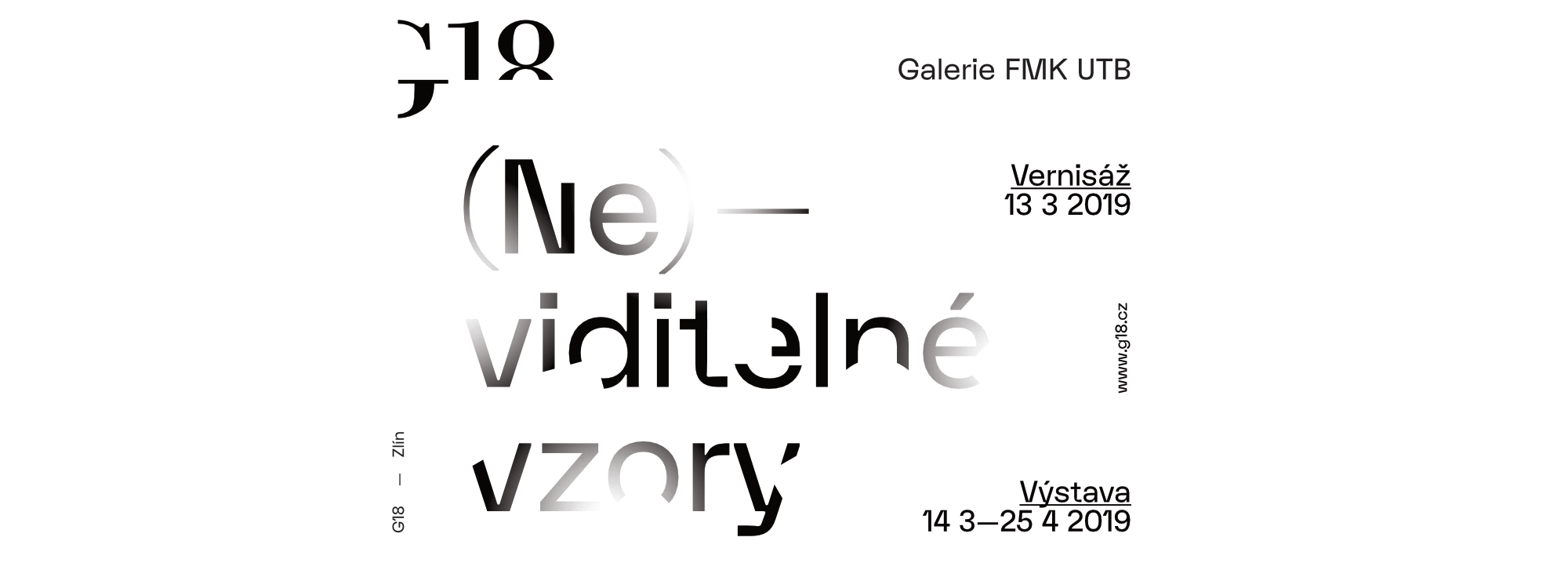 grafika k výstavě neviditelné vzory