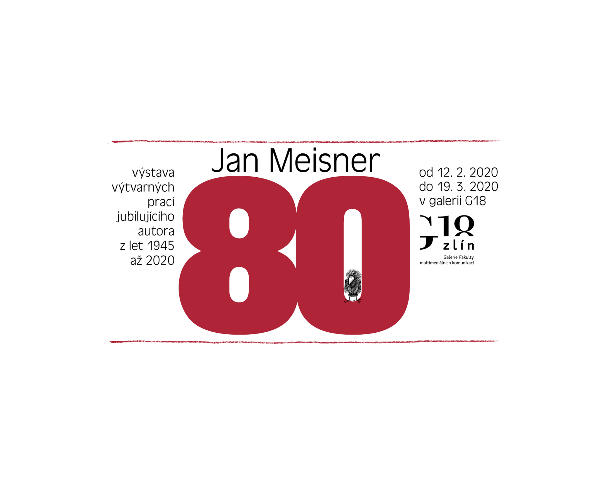 Banner výstavy Meisner 80